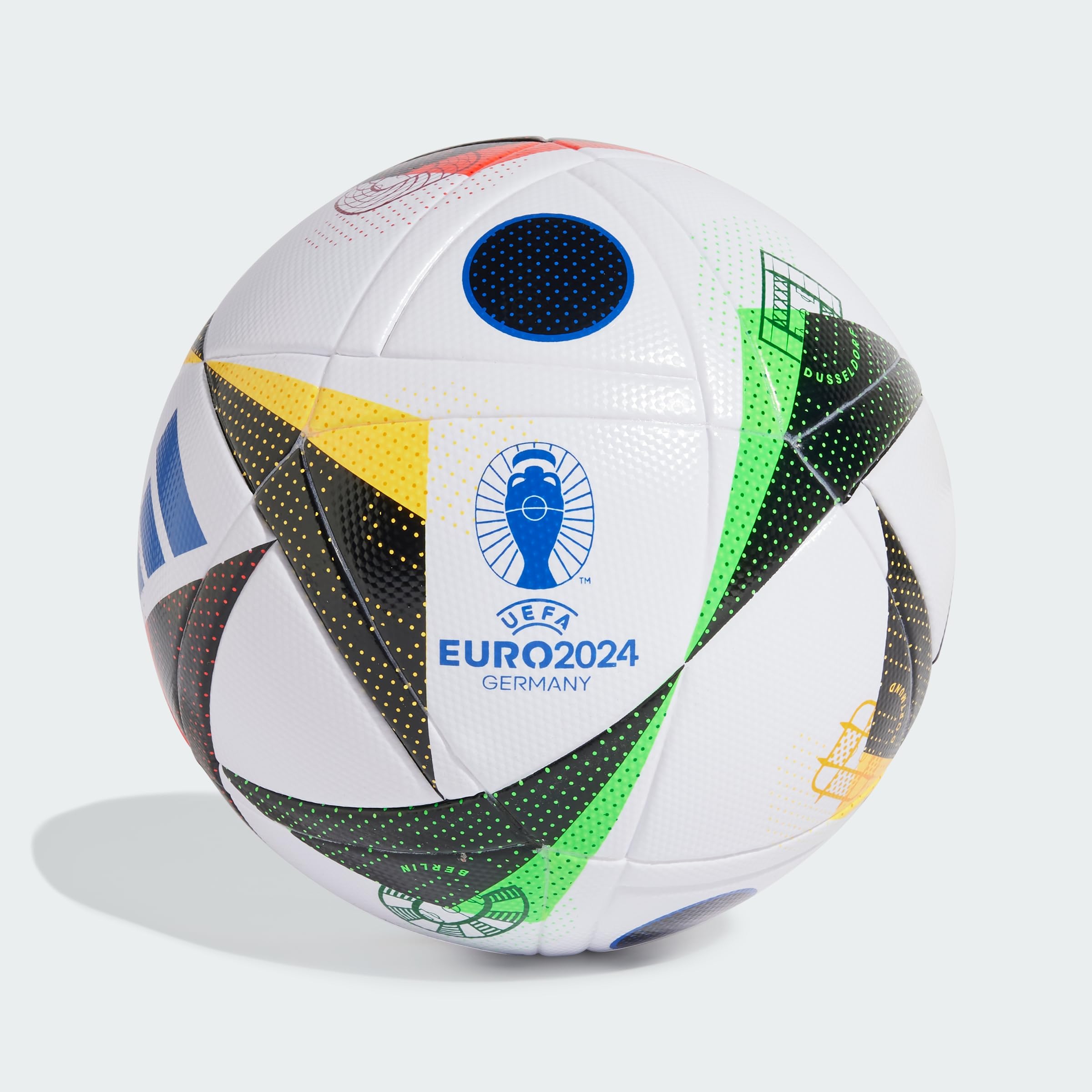 Amazon | adidas Euro24 LGE ボール ホワイト/ブラック/グロブル 5